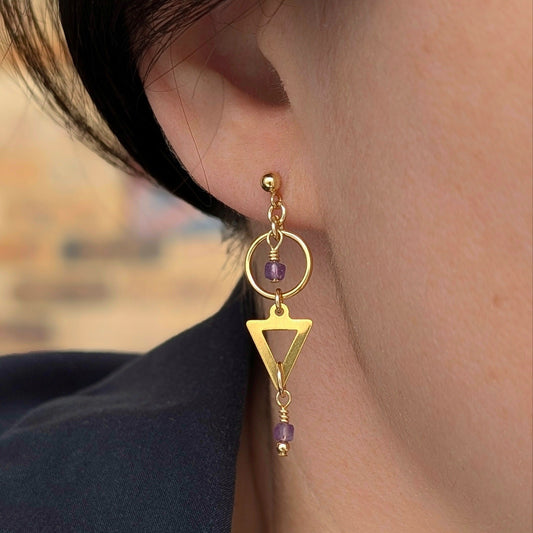 AMETHYST EARRINGS